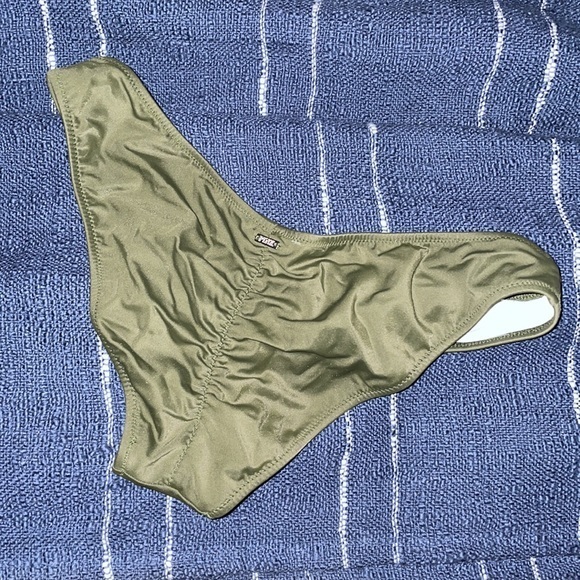 VICTORIA’S SECRET PINK GREEN SWIM BIKINI BOTTOM - Picture 3 of 3